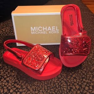 Toddler girls slide.